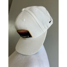 Olympia Prevost SnapBack Yupoong White Hat Trucker NASCAR Fishing Country Hiking