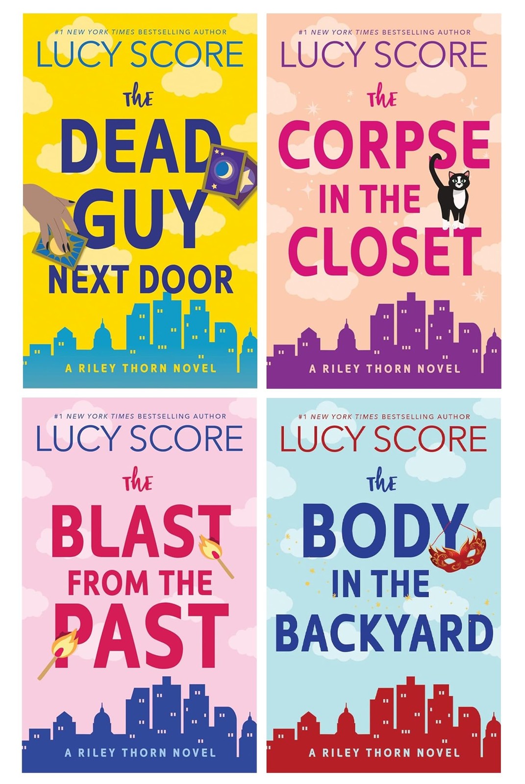 A Riley Thorn Novel Series (Book 1-4) by Lucy Score 4 Books Collect | Lucy Score