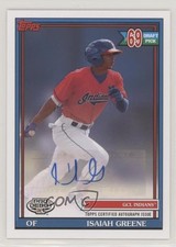 2021 Topps Pro Debut Auto Isaiah Greene #PD-173 Auto 0l2