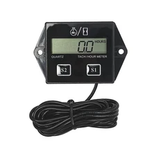 Tachometer for Small Engine,RPM Gauge and Hour Meter,Digital Tachometer Gauge...