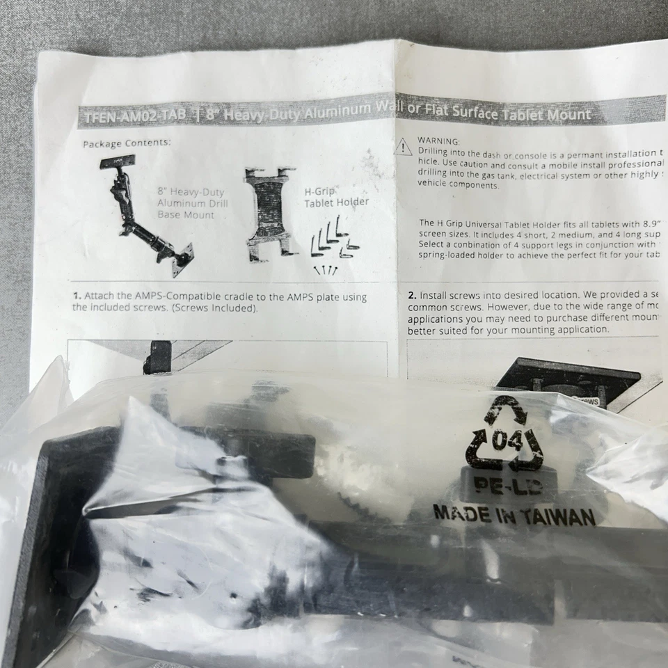 Tackform TFEN-AM02-TAB Industrial Metal Drill Base Tablet/Ipad Mount NEW w/o box - Image 2 of 4