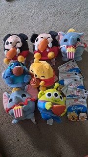 Disney Snackles Bundle by ZURU x7 Micky Stitch Pooh Alien Dumbo