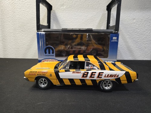HIGHWAY 61 RON MANCINI 1968 DODGE DART 440 GTS DETROIT DEALERS BEE LEAVER 1:18 - Picture 15 of 20
