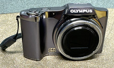 Olympus SZ series Lens SZ-12 14.0MP Digital Camera Light Purple Silver For Parts