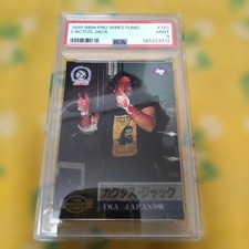1995 BBM Pro Wrestling Card Cactus Jack PSA9 Wrestling Trading Card