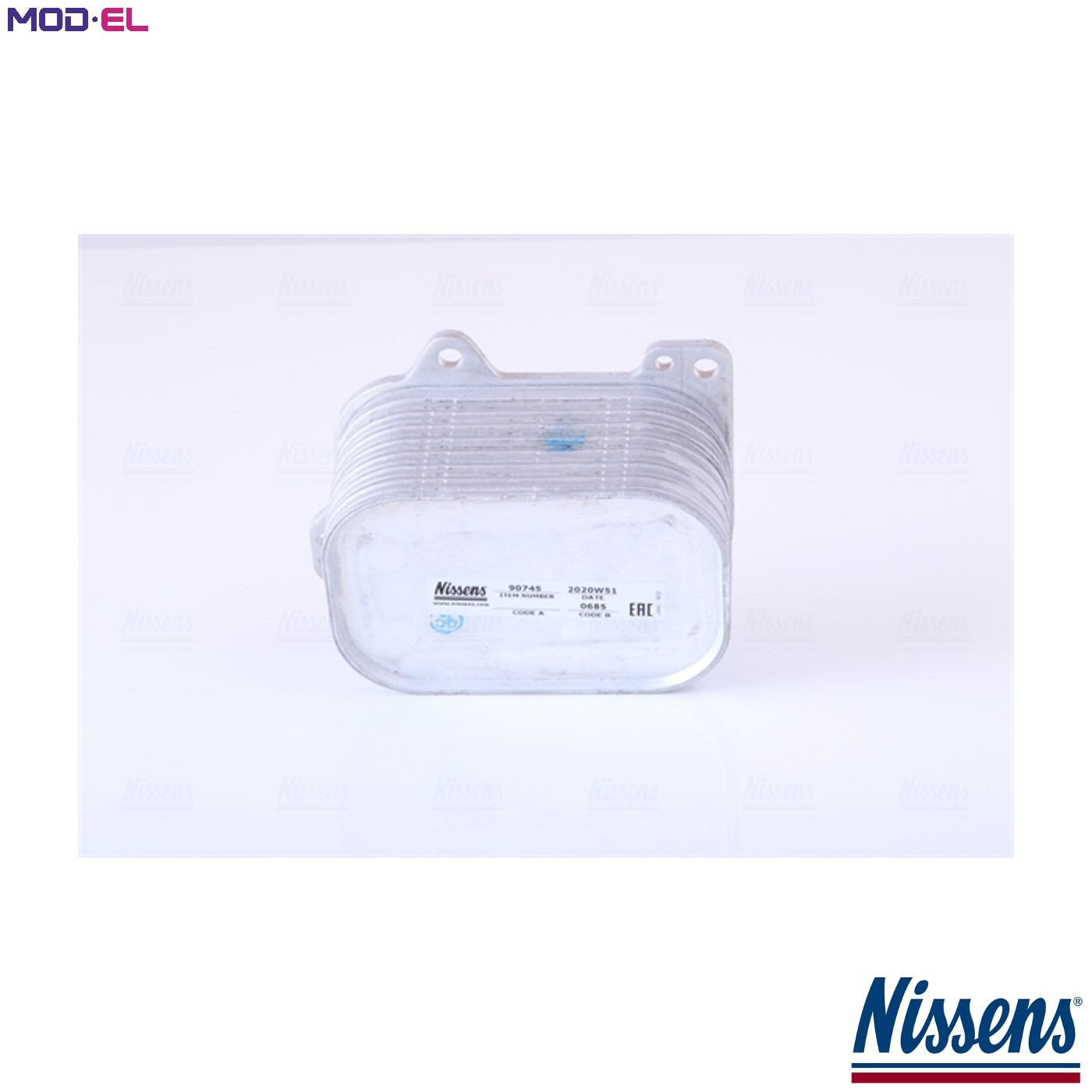 NISSENS 90745 OIL COOLER ENGINE OIL - Image 9
