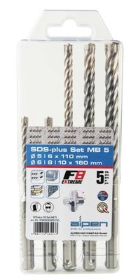 SDS Plus Bohrersatz 5 - 10mm FORCE-X , für Stahlbeton, Hartgestein u.a.