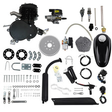 Full Set Black 100cc Bike Bicycle Motorized 2 Stroke Petrol Gas Motor Engine Kit