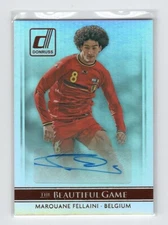 2015 Donruss The Beautiful Game Signatures Auto BG-MF Marouane Fellaini Belgium