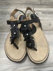 boc black Flower sandal size 7 — photo 1