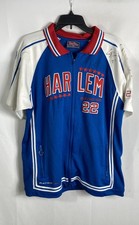 Vintage 90s Harlem Globetrotters Autographed Signed Jersey Platinum FUBU Sz XL