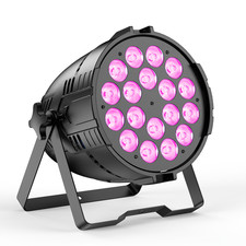 18 LED Par Light with Lemon Green High CRI Built-in Effects for Party Concert