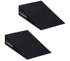 Squat Wedge Block Non-Slip Slant Board Calf Stretcher, 2pcs