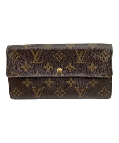 LOUIS VUITTON                    Monogram long wallet Pochette Porte Monnaie Cre