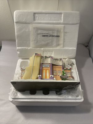 #ad #ad Simpsons Christmas Village Springfield Elementary School Hawthorne Village New $149.99