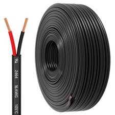 16 Gauge Wire 2 Conductor Electrical Wire, 16 AWG 1.309mm Wire PVC Cord, 12V/24