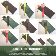 Pistol Crossbow Bolts Xbow Bolt Carry Pouch Bag 6" Inch Metal Plastic Arrows UK