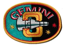 Kellogg's cereal premium NASA Gemini 3 embroidered space patch