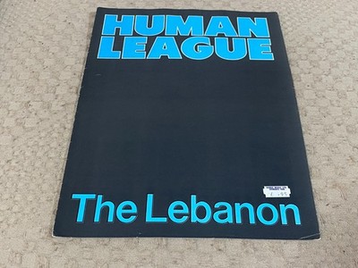 SMF8 SHEET MUSIC, HUMAN LEAGUE : THE LEBANON