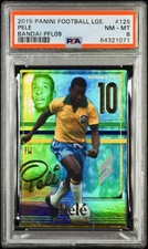PELE 2015 Panini Football League Bandai PFL09 Brazil #125 PSA 8
