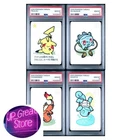 【PSA 10】 Serial number Pikachu Bulbasaur Charmander Squirtle Pokemon from Japan