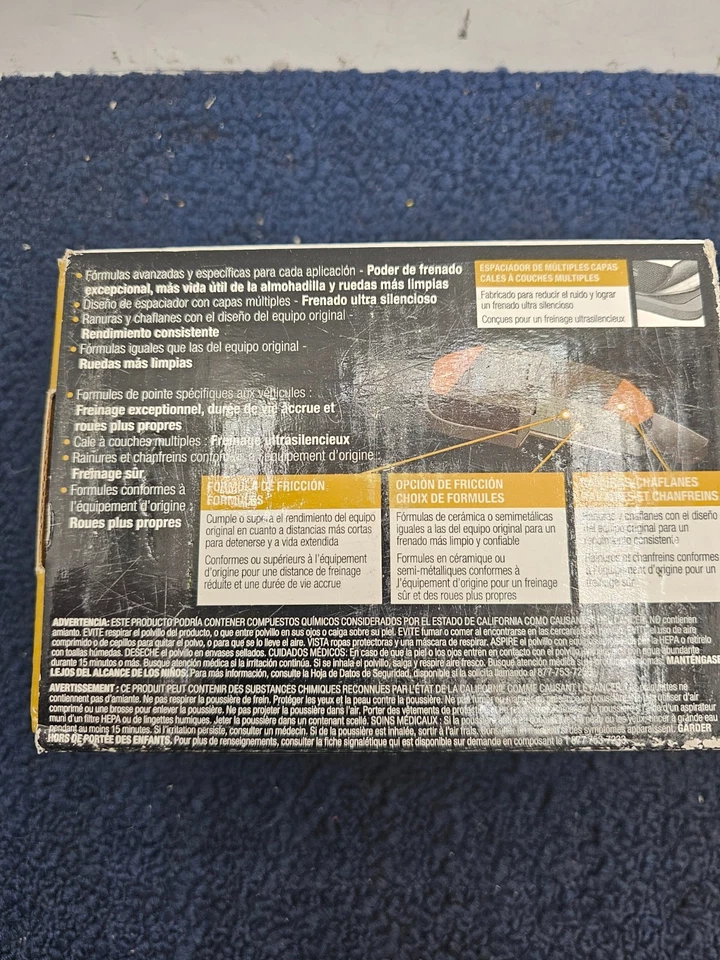 GNAD1657: PASTILLAS DE FRENO TRASERAS CERÁMICAS PARA CHRYSLER GRAND VOYAGER Foto 4 de 4