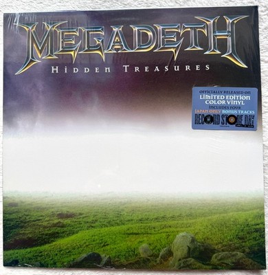 MEGADETH RECORD HIDDEN TREASURES STORE DAY SEALED PROMO JAPAN TRACKS COLOR VINYL