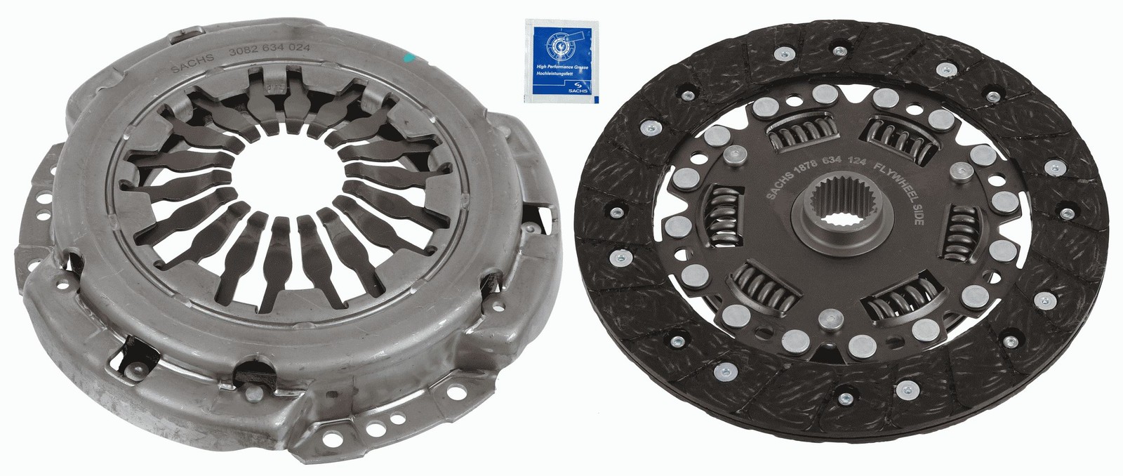 CLUTCH KIT 3000 951 630 FOR RENAULT CLIO/III/Grandtour MODUS/GRAND DACIA 1.1L - Image 7