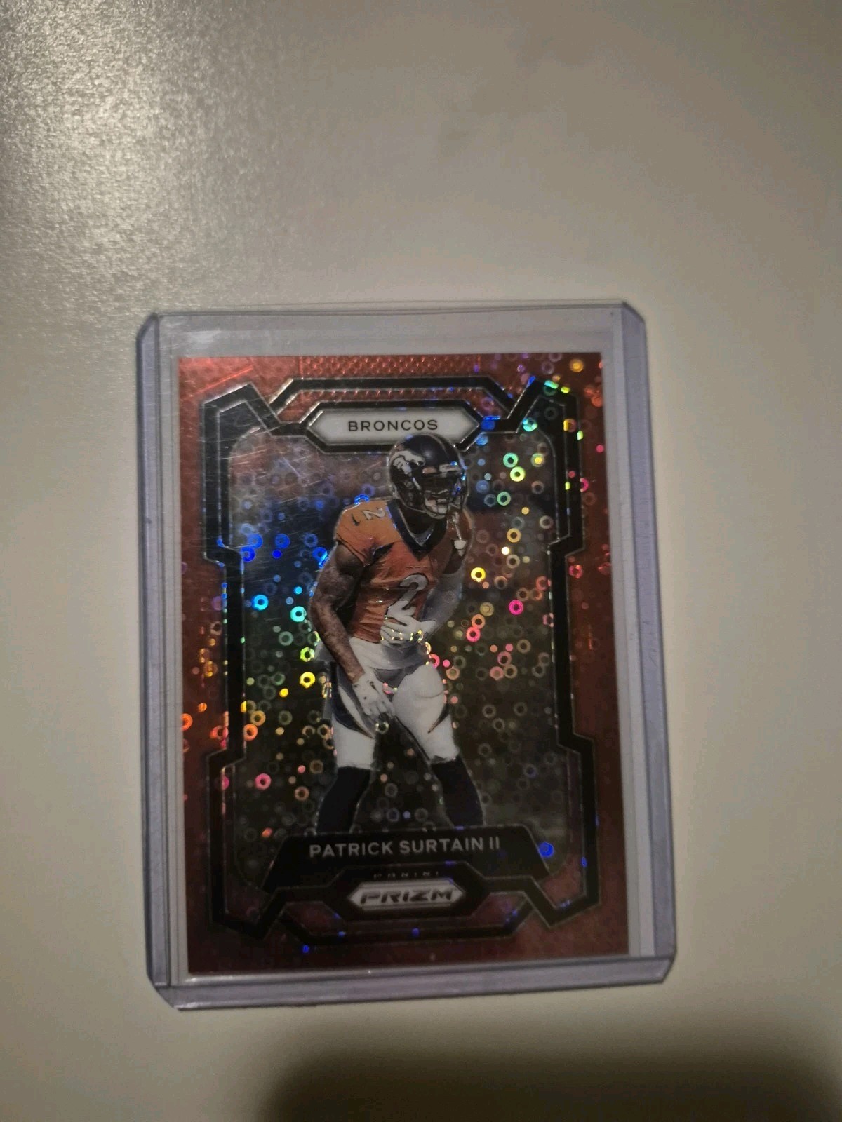 2023 Prizm Red Disco Patrick Surtain II /70 DPOY Broncos