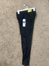 All In Motion Leggings Womens XL Black Flex High Rise 7/8 Pocket Yoga Pants