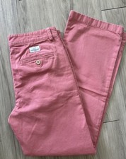 Boys Vineyard Vines Pink Salmon Chino Club Pants 3P0084- Size 18 Golf Waist 30"