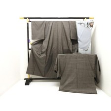 Authentic Unused Men's 120-count Kimono, Haori Jacket, and Nagajuban Under...