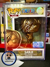 Funko One Piece Sanji Bronze Signed Craig Fai...