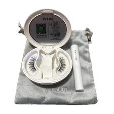 Wosado Magnetic Lashes No. 17 Ice Black(C Curl 50”) With Pouch And Eyelash Fixer