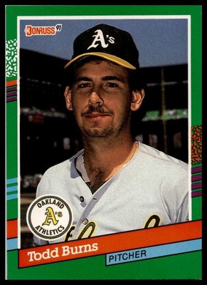 1991 Donruss #479c Todd Burns