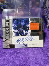 2023-24 SPx 2003-04 Retro Rookie Autograph Jersey Auto 20-SB Samuel Bolduc 83/99