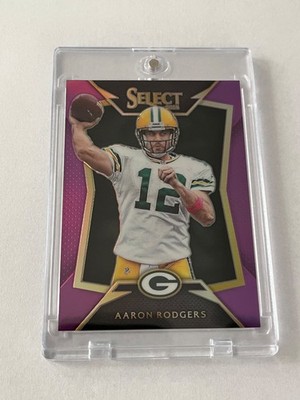 Aaron Rodgers 2014 Panini Select Purple Prizm card #18     20/25