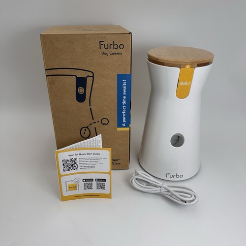Furbo 360 Dog Camera Model 3.5 WiFi Pet Camera Treat Tossing Open Box