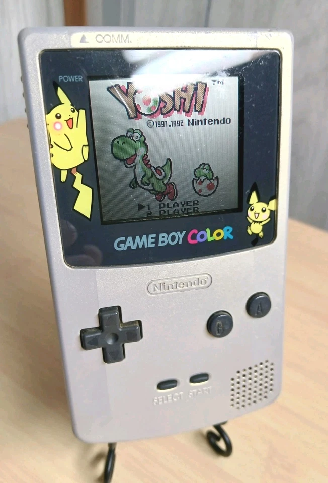 Nintendo Gameboy Color (Dorado y Plata, Pokemon Center - Edición Pikachu) Probado  Foto 2 de 4