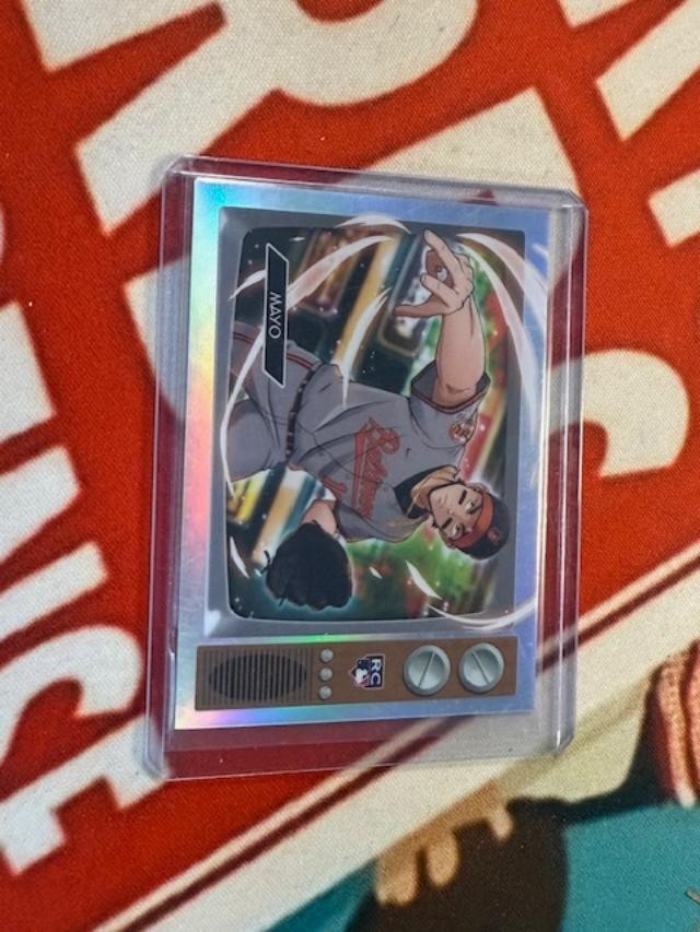 2025 Bowman Chrome COBY MAYO ANIME RC ROOKIE ssp CASE hit BA-2