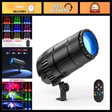 20W RGBW Pinspot Light with Remote - Ultra Bright LED Stage Spotlight for DJ, Di