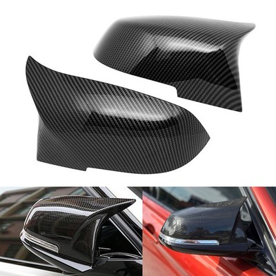 2x Carbon-Stil Spiegelkappen Außenspiegel Für BMW 3er F30,F80 4-Tür 2012-2018