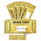 Golden Ticket Scratch Off Personalised Surprise Gift Card  Heavyweight card