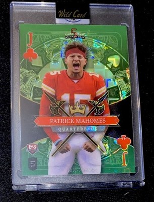 Wild Card Stacked Deck 1/1 B2B Patrick Mahomes & Joe Burrow 2026
