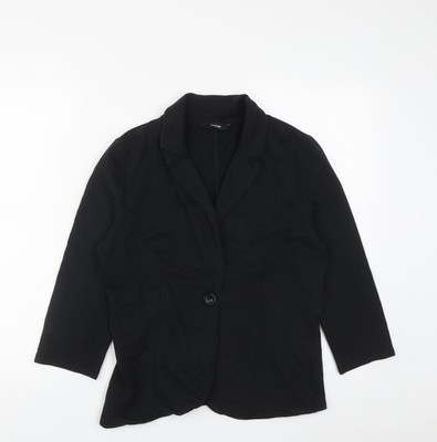 George Damen Jacke schwarz Größe S geknöpft