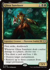 MTG magic 1x Glissa Sunslayer (M/NM) Commander Lorwyn Eclipsed