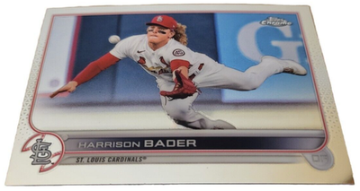 #ad #ad 2022 Topps Chrome Harrison Bader #31 St Louis Cardinals MLB Baseball Card P $1.45