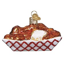 Old World Christmas Hot Wings with Dip Glass Ornament FREE BOX 32237 New
