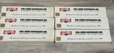 Lot 6 Boxes Vintage KOH-I-NOOR RAPIDOGRAPH TEST SCORING PENCILS No. 655 (72 Pcs)