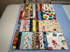 I SPY Quilt Squares Lot of 40 5"x5" 100 Cotton, Rotary Cut, RARE SQUARES